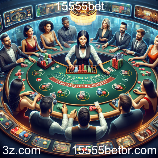 A Experiência Imersiva do Cassino Ao Vivo no 15555bet